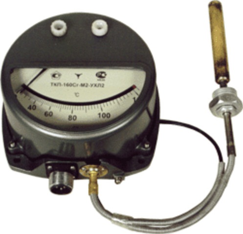 Термометр манометрический дистанционный сигнализирующий ТКП-160Сг, ТГП-160Сг